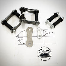 Load image into Gallery viewer, 1932-41 2 1/4 ford rear lowering Shackles set for transverse leaf #1’s.