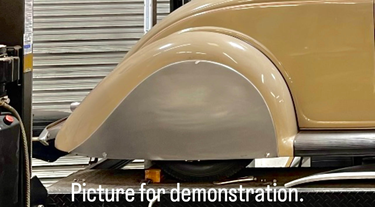 1936 Ford Carrillo reverse curve skirts, made to order (Call for