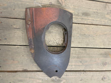 Load image into Gallery viewer, 1941-48 Ford gas door, original spring and fender surround.
