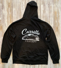 Load image into Gallery viewer, Limited xl Lightweight Carrillo customs zip up hoodie
