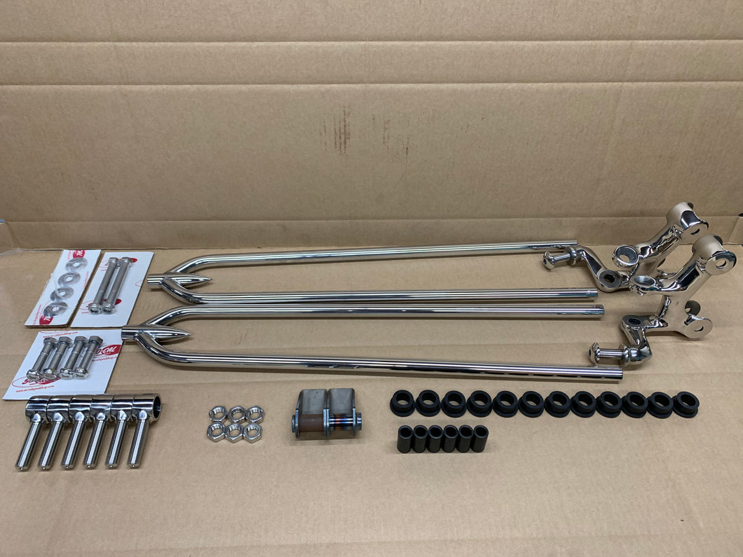 Gt2 polished stainless hairpin kit 1928-34 ford